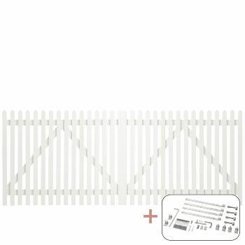 Skagen Lux dobbeltlåge inkl. beslag - 300×120 cm